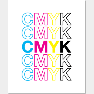 CMYK Repeat Posters and Art